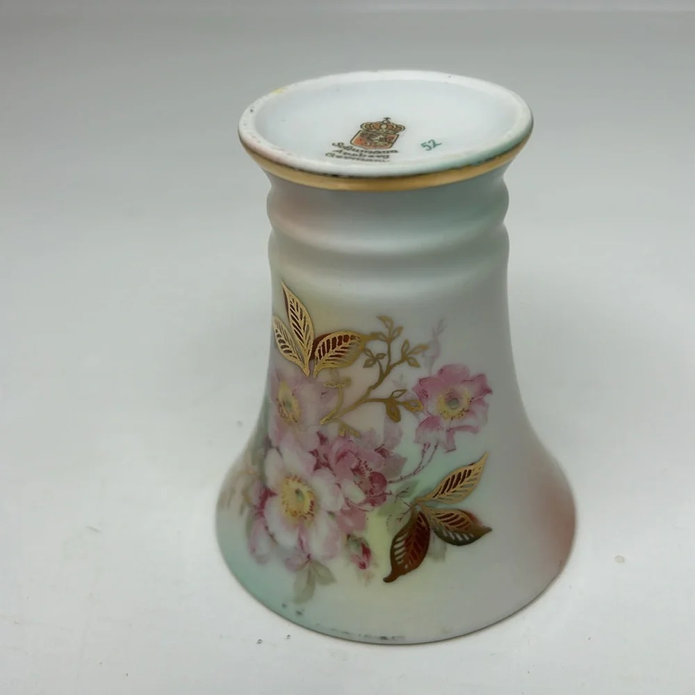 Schumann Arzberg Germany 🌹 Vintage Floral Small Porcelain Bud Vase #52 - Picture 14 of 16